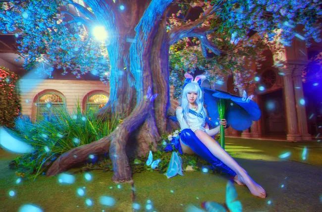 王者荣耀公孙离花间舞COS,再多喜欢阿离多一