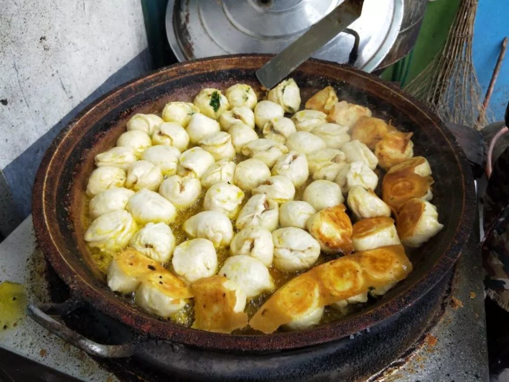 丰县王沟街上的水煎包