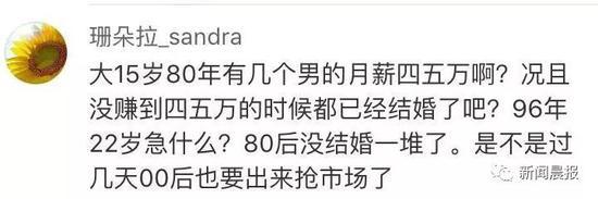 魔都79年小姑娘的征婚条件火了 绝不能是普通职员