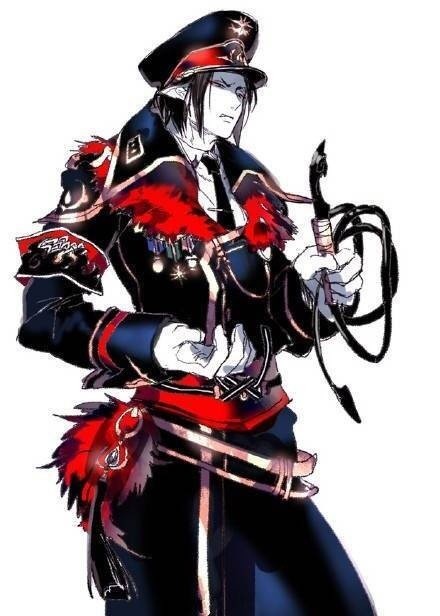 鬼灯的冷彻穿着军服,这简直太帅了吧