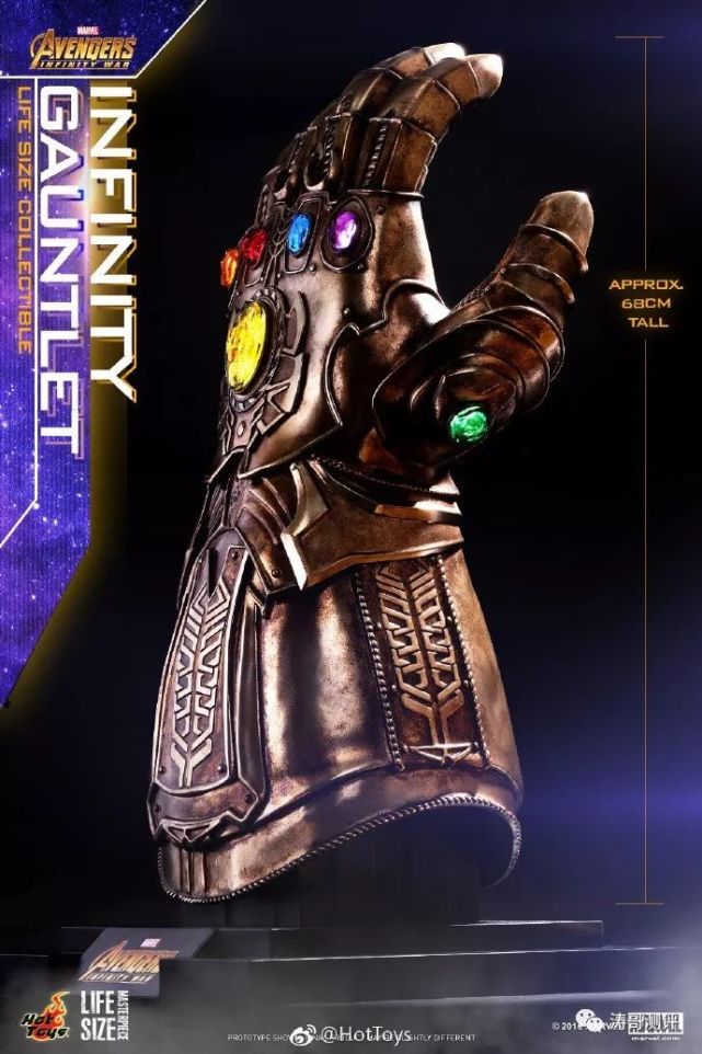 hottoys的1/1 life size灭霸无限手套