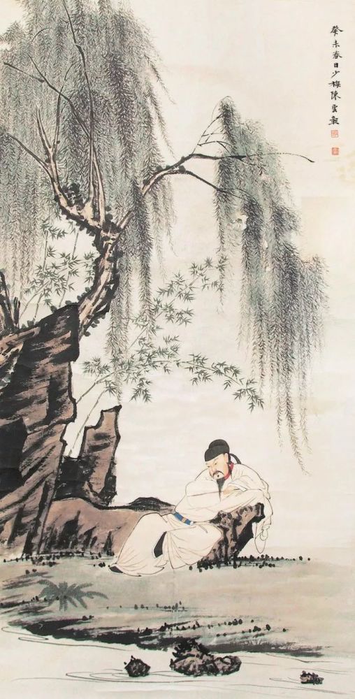 他被老一辈画家称赞为"当代唐伯虎","唐寅以后第一人"