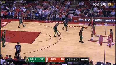 听说火箭有个真核叫做登哥?没错,正是在下 gif图为证!