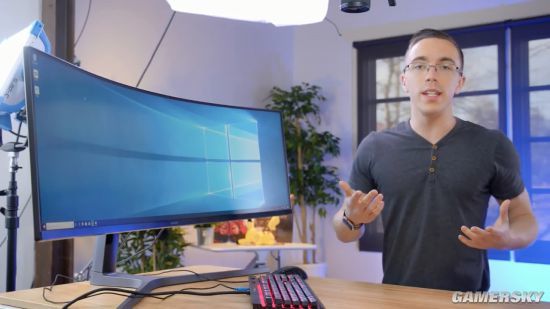 用32比9的超长带鱼屏显示器玩绝地求生是什么