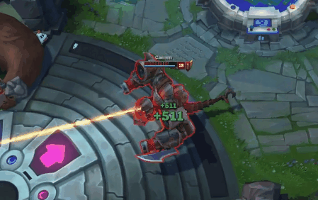 50000血大虫子硬抗泉水20秒无恙,满血却遭1000ad凯隐大招瞬秒!