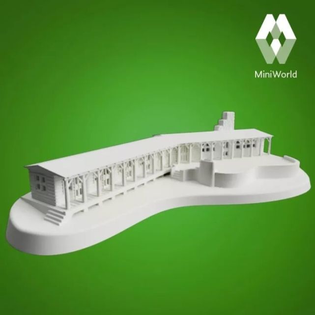 Miniworld微缩模型工作室 用3d打印技术制作了一座美丽的夏日小屋