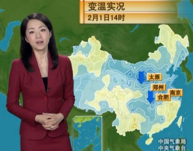 新闻联播天气预报主持人杨丹,主持23年的