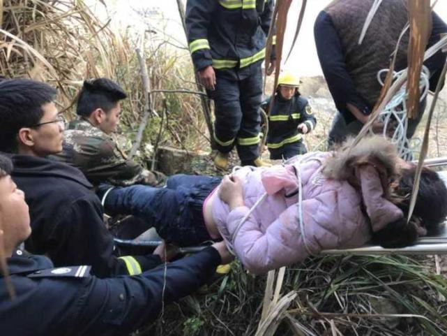 台州16岁少女掉下数十米高悬崖倒栽葱数小时