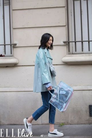 九分裤+运动鞋,2018最火搭配!