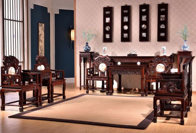 中堂家具摆放最讲究最严格有何规矩红木中堂100款