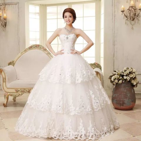 公主婚纱,穿上它你是最美的公主