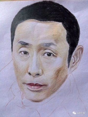 陈道明——彩铅画系列