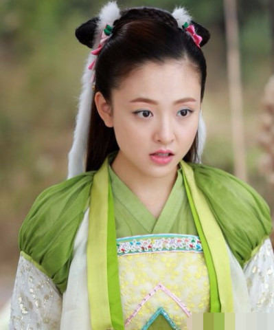 古装剧中的绿衣美人:、迪丽热巴、毛晓彤、郑