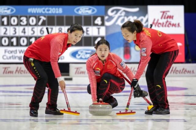 女子冰壶世锦赛中国一分险胜丹麦 收获第五胜