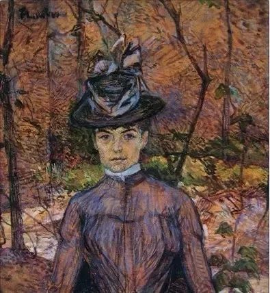 劳特累克 《苏珊娜·瓦拉东画像 》