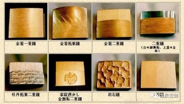 龙泉宝剑｜冷知识：常见的几种日本刀鎺_腾讯新闻