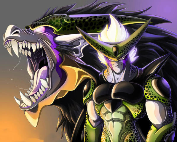 龙珠超:最完美的人造人沙鲁,沙鲁变身超四和黄金沙鲁图赏