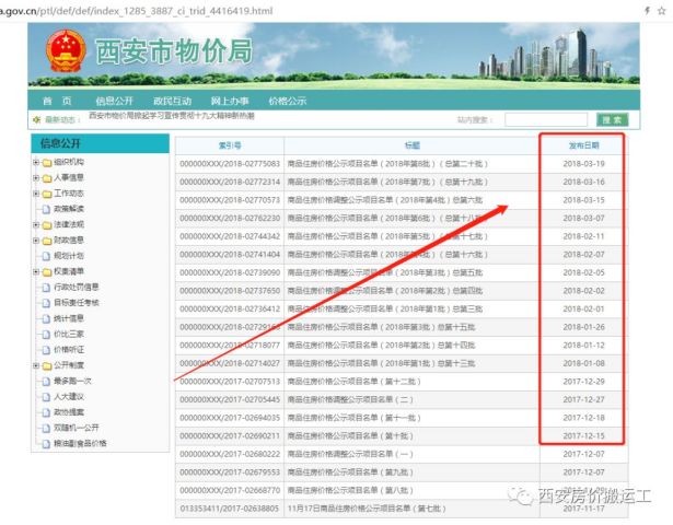 如何查询房屋价格和预售证、合同备案等信息