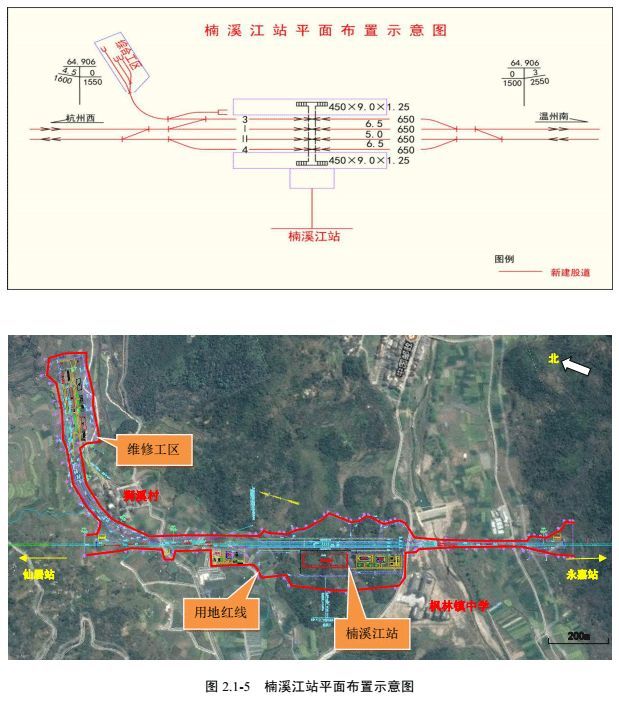 楠溪江站将建在这里!杭温高铁枫林段290多亩红线范围征地完成