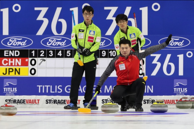 男子冰壶世锦赛中国不敌日本 遭循环赛第二败
