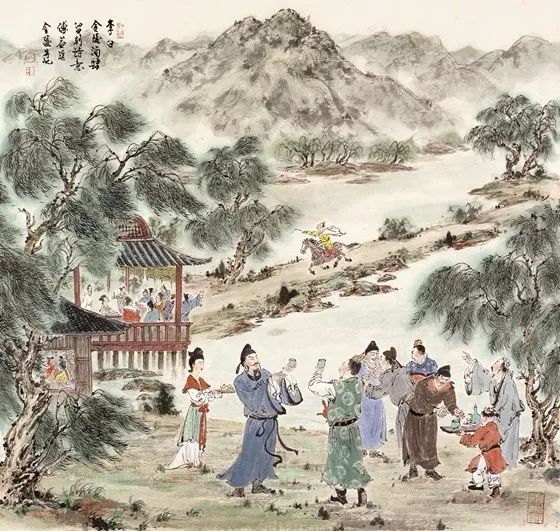 唐诗三百首50李白金陵酒肆留别
