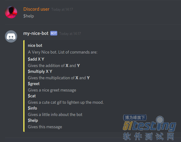 如何用python 写一个discord 机器人