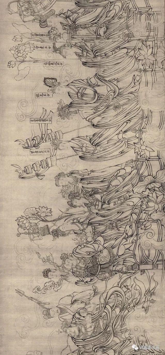 从北宋武宗元《朝元仙仗图》到元代马君祥《永