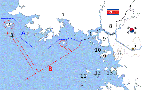 资料图:韩国海军导弹巡逻艇 原标题:朝鲜警告韩国再犯海上军事分界线