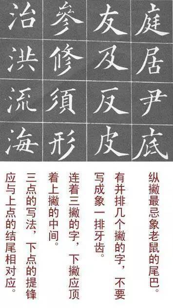 楷书|沿用上百年的楷书入门教程，看过都说好！