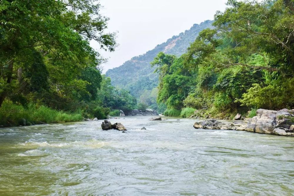 南溪河河口桥头河口坝洒小石潭河口花渔洞河口喷泉景观河口夜魅(照片