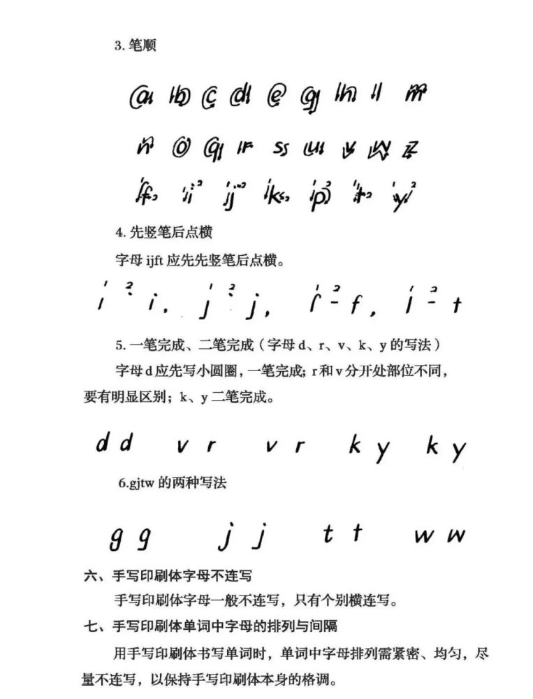小学英语26个字母书写的规范入门 学生值得掌握