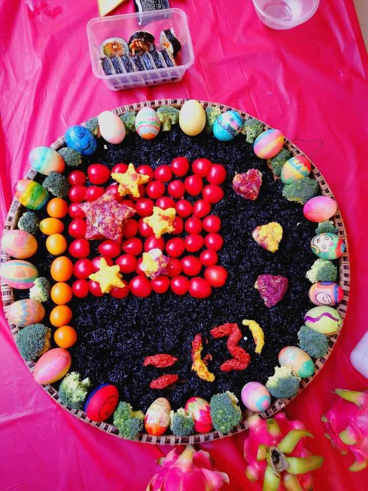 五色糯米饭居然还能这么玩?这创意我服了