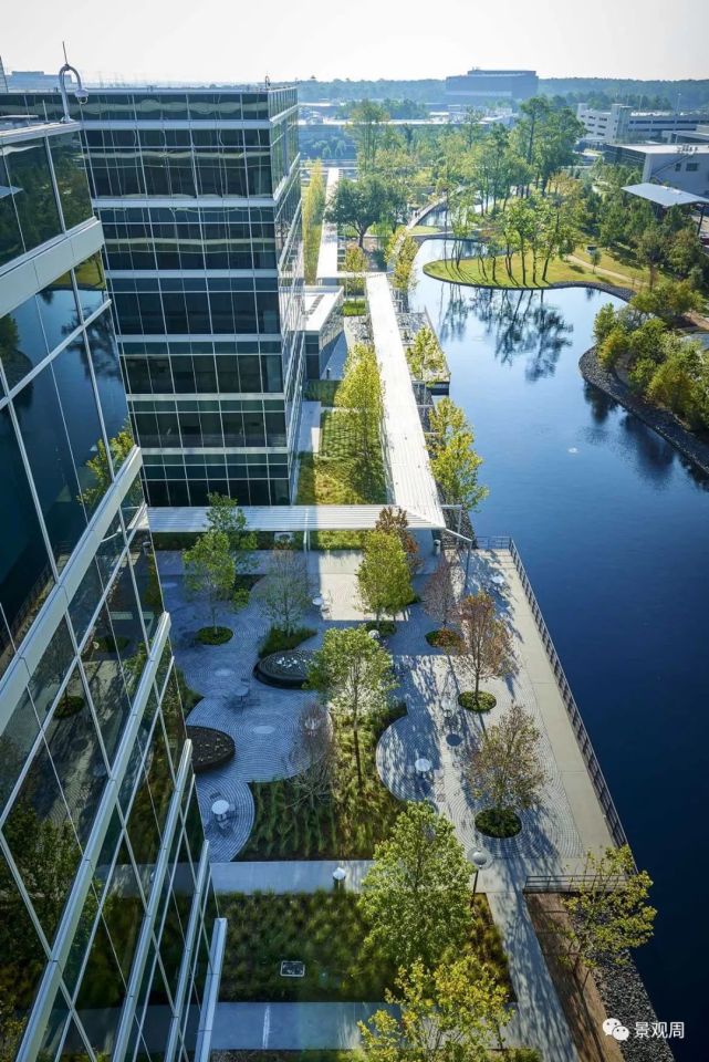 经典回顾:国内外10个办公园区景观案例|景观设计|诺华
