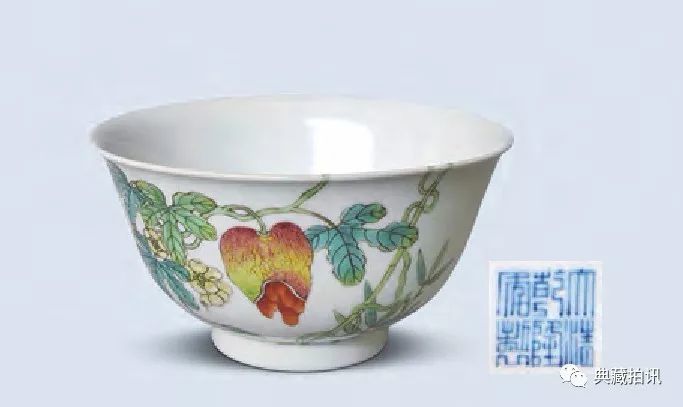 値下げ】 古美術/中国清時代粉彩茶碗；T-6 工芸品