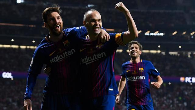 伊涅斯塔:梅西是独一无二的 能够做他队友很荣