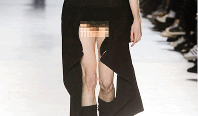 不穿内裤的时装秀是给谁看的