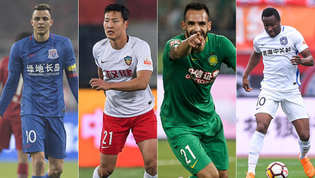世界杯6队征召8中超外援 半数打酱油?三将位置