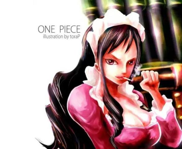 海贼王八位抽烟的美女,第七个抽烟姿势最霸气,最后一个很感人