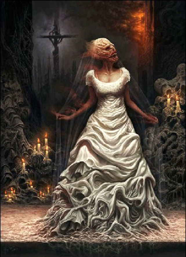 画家"死而复生从地狱归来",画死亡世界,网友:背脊发凉好可怕