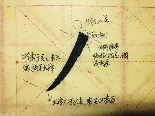 易懂易学的楷书欧楷撇画的4种写法