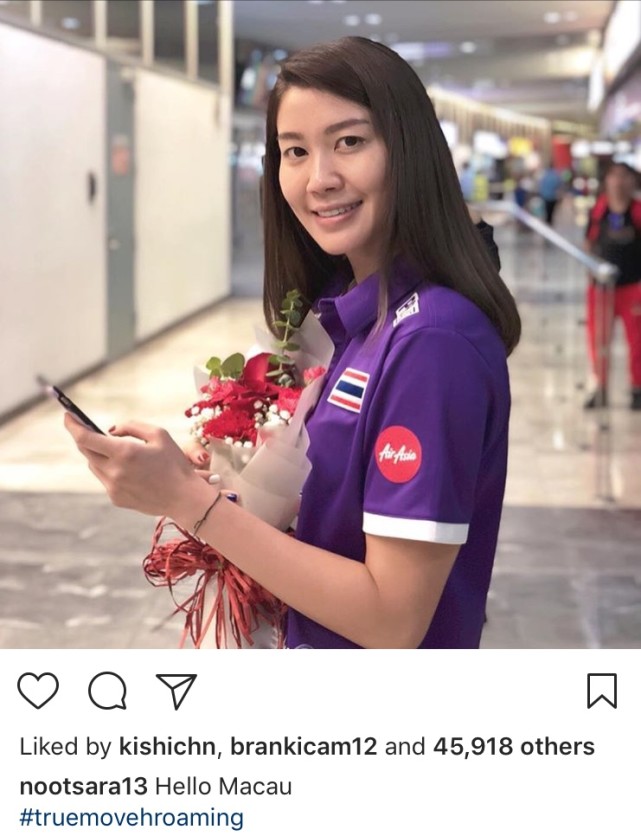 泰国女排13号努特萨拉图片