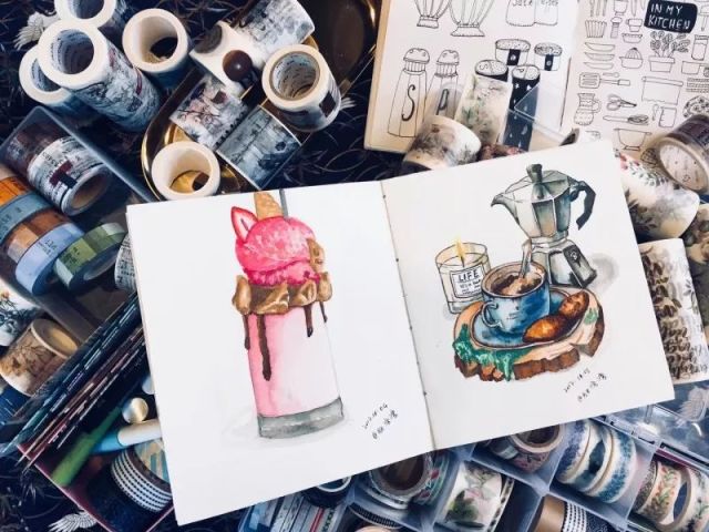 手帐小组五月线下面基:自制手帐本