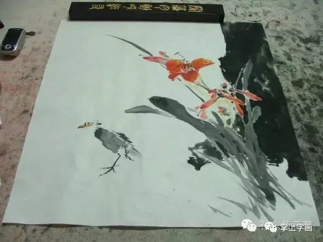 画法|写意国画草步骤画法