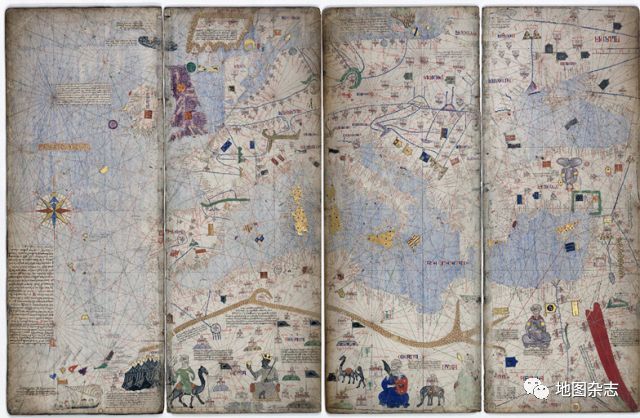 中世纪百科全图--1375年的《加泰罗尼亚地图集