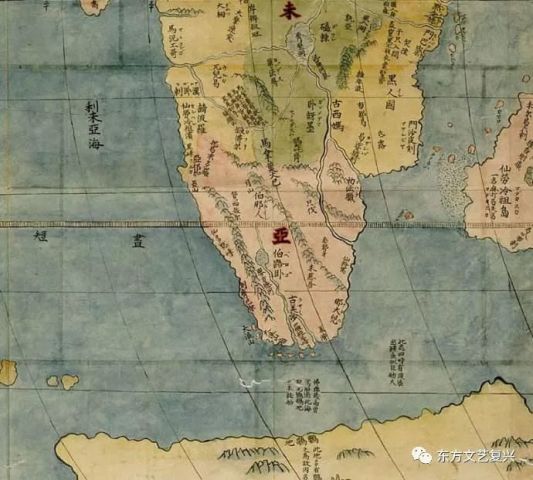 一张令人深思的明代世界地图《坤舆万国全图》