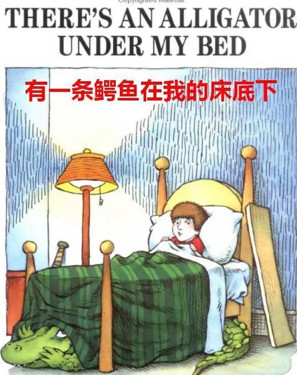 绘本阅读有一条鳄鱼在我的床底下