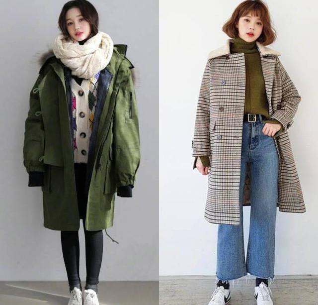 适合小个子女生穿搭,毛衣搭配半身裙时髦显高