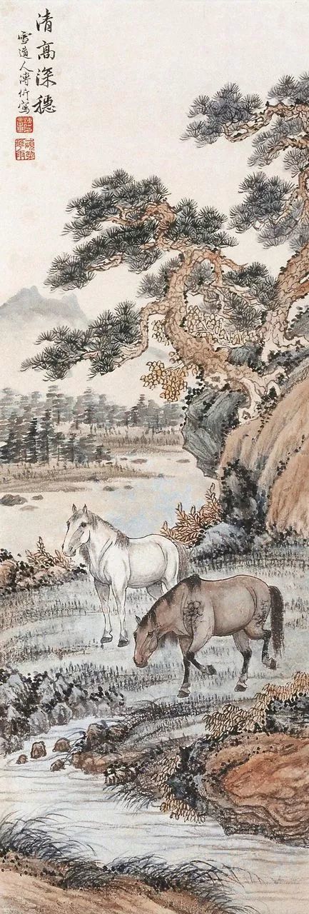 国画名家溥雪斋作品选