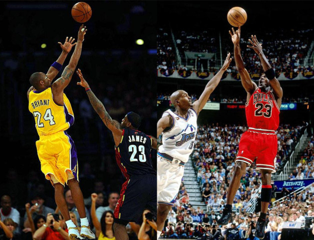 nba现役会翻身后仰跳投的5大巨星,詹姆斯上榜,第一神似乔丹