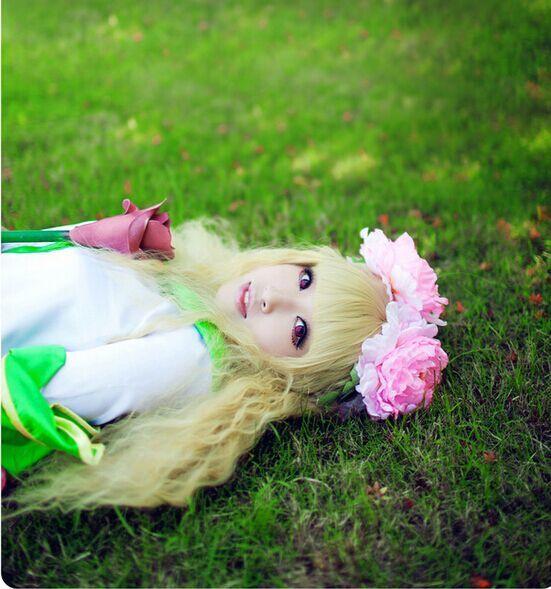 DNF女玩家COS花仙子套装 美哭了!